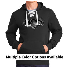 Dicks Valley Service - Tackle Twill Sport-Tek® Lace Up Pullover Hooded Sweatshirt (ST271)