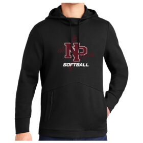 New Prague Softball - Printed Black Sport-Tek ® Triumph Hooded Pullover (ST280)
