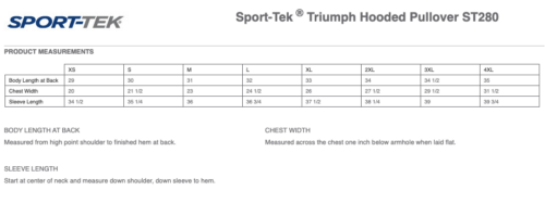 New Prague Softball - Printed Black Sport-Tek ® Triumph Hooded Pullover (ST280) - Image 2