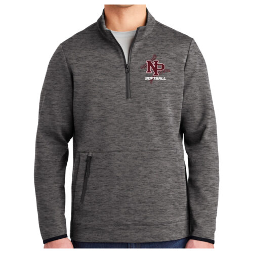 New Prague Softball - Embroidered Sport-Tek ® Triumph 1/4-Zip Pullover (ST281) - Image 2