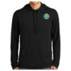 St. Joseph School - Black Tri-Blend Wicking Fleece Hooded Pullover (ST296)