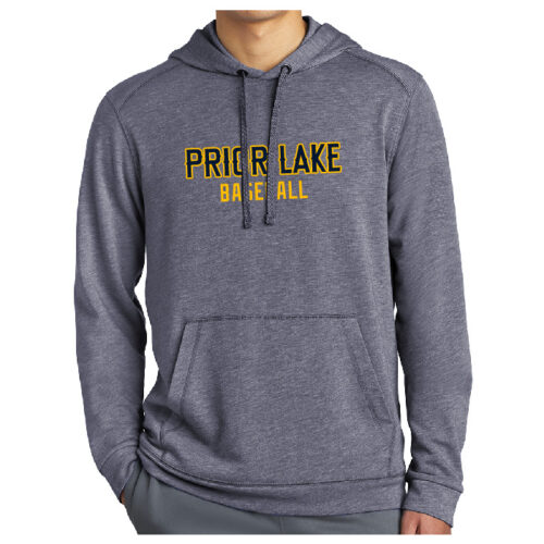 Prior Lake Baseball - Heather Navy Printed Pullover Hoodie (ST296)