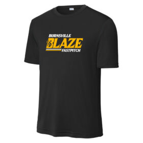 Burnsville Fastpitch - Printed Black Performance Tee (ST350)