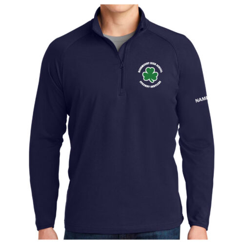 RHS Student Services - Navy Embroidered 1/4 Zip Pullover (ST850)