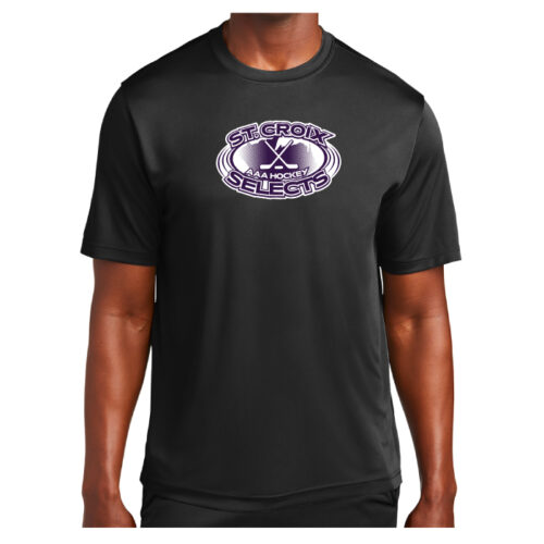 St. Croix Selects - Black Printed Performance Tee (ST350)