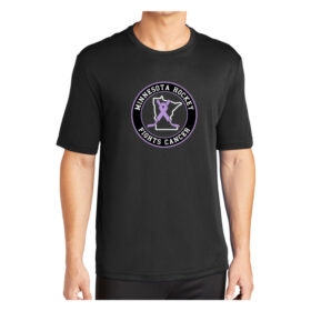 Hockey Fights Cancer - Black Printed Performance Tee (ST350)