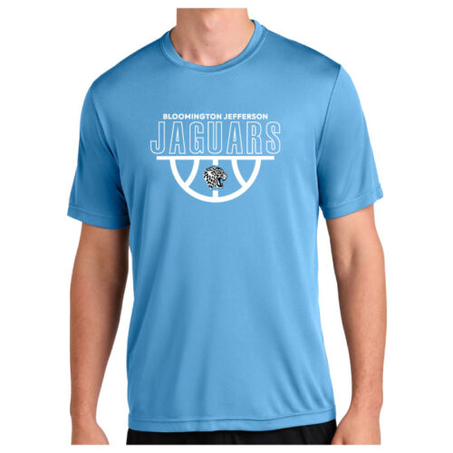 Jefferson Jaguars Basketball - Printed Performance Tee (ST350) - Image 2