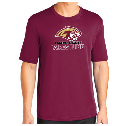 Lakeville South Wrestling - Printed Performance Tee (ST350) - Image 3
