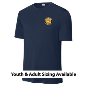 Highland Softball - Navy Left Crest Printed Performance Tee (ST350)