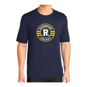 Rosemount High School Hockey - Navy Printed Performance Tee (ST350)
