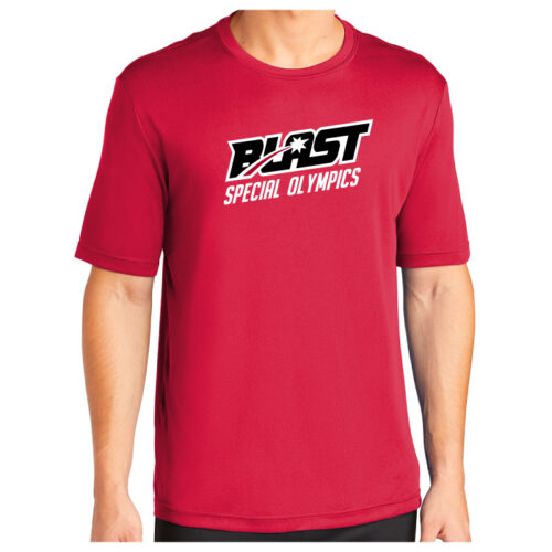 Blast Special Olympics - True Red Printed Performance Tee (ST350)