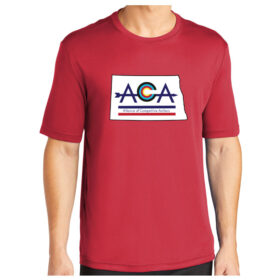 ACA Archery - True Red Printed Performance Tee (ST350)