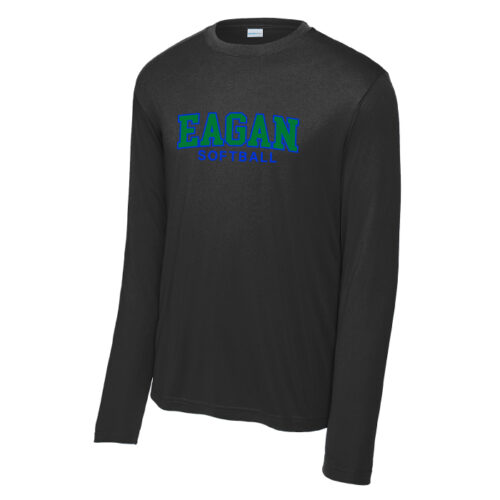 Eagan High School Softball - Longsleeve Printed Performance Tee (ST350LS) - Image 2