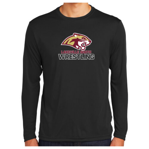 Lakeville South Wrestling - Longsleeve Printed Performance Tee (ST350LS) - Image 2