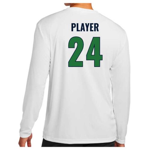 Rosemount Travel Basketball - Longsleeve Sublimated Performance Tee (ST350LS) - Image 2