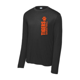 Farmington Youth Basketball Coaches - Black Longsleeve Printed Performance Tee (ST350LS)