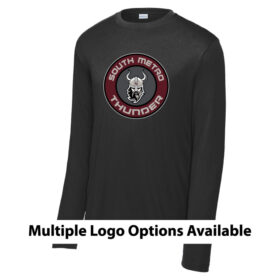 South Metro Thunder - Black Longsleeve Printed Performance Tee (ST350LS)