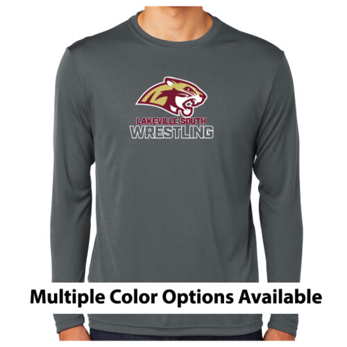 Lakeville South Wrestling - Longsleeve Printed Performance Tee (ST350LS)