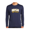 RHS Girls Softball - Navy Longsleeve Printed Performance Tee (ST350LS)