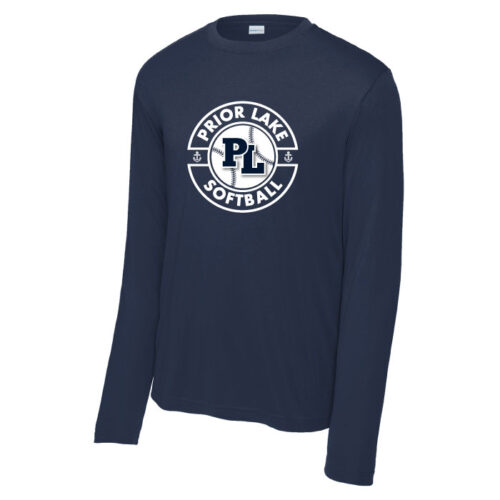 Prior Lake High School Softball - Printed Longsleeve Performance Tee (ST350LS) - Image 2
