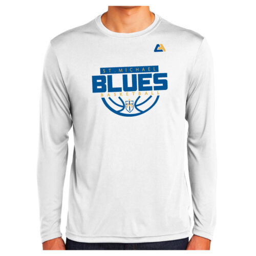St. Michael Basketball - Longsleeve Sublimated Performance Tee (ST350LS)