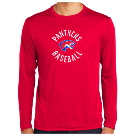 Spring Lake Park HS Baseball - Red Longsleeve Printed Performance Tee (ST350LS)
