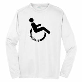 Wheelie - Vinyl Longsleeve Performance Tee (ST350LS)