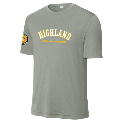 Highland Softball - Full Front Printed Performance Tee (ST350) - Image 2