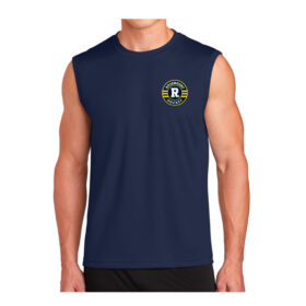 Rosemount High School Hockey - Navy Printed Sleeveless Performance Tee (ST352)