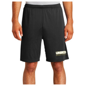 United Basketball - Black Printed Shorts (ST355P)