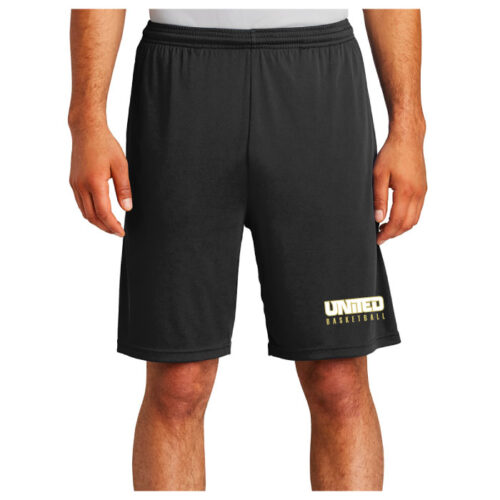 United Basketball - Black Printed Shorts (ST355P)