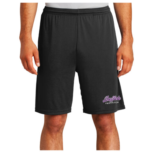 Buffalo Fastpitch - Black Printed Shorts (ST355P)
