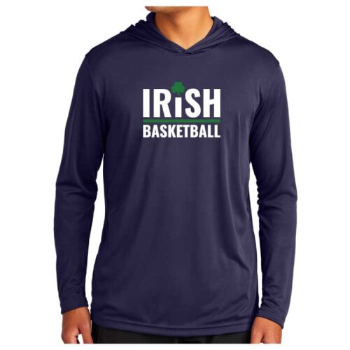Rosemount Travel Basketball - Navy Printed Sport-Tek ® PosiCharge ® Competitor ™ Hooded Pullover (ST358)