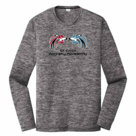 St. Croix Archery - Long sleeve heathered t-shirt (ST390LS)