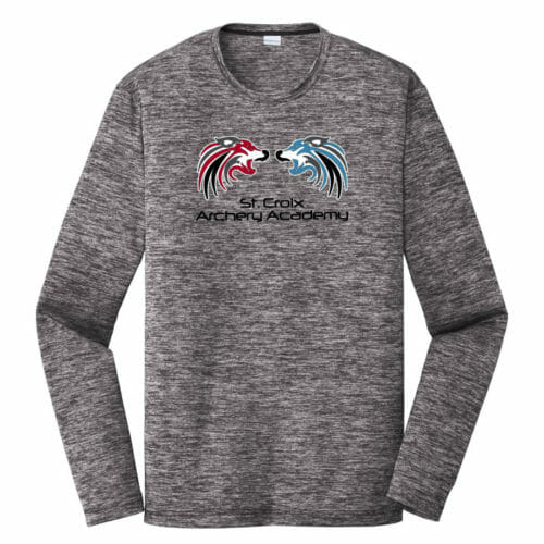 St. Croix Archery - Long sleeve heathered t-shirt (ST390LS)