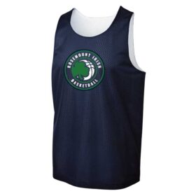 Rosemount Travel Basketball - Printed Navy/White Mesh Reversible Practice Jersey (ST500)