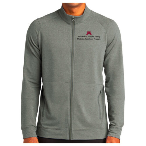 Woodwinds Hospital Family Medicine - Light Grey Heather Embroidered Flex Fleece Full-Zip (ST560)
