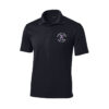 Hockey Fights Cancer - Black Embroidered Men's Polo (ST650)