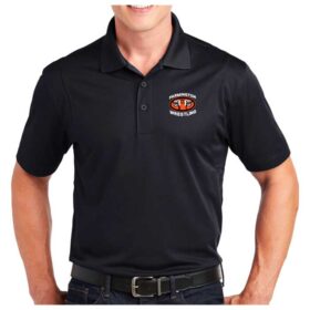 Farmington Wrestling - Black Embroidered Men's Polo (ST650)