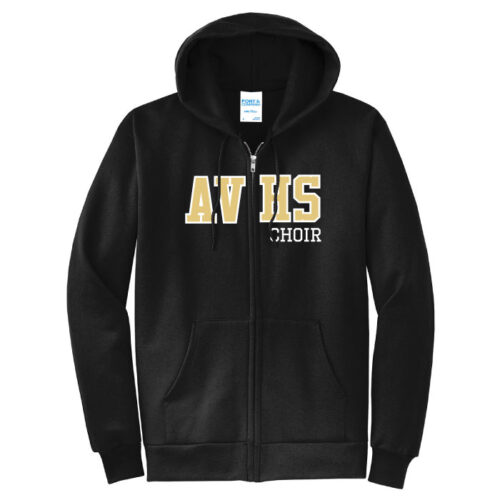 Apple Valley High School Choir - Tackle Twill Full-Zip Fleece Hoodie (PC78ZH)