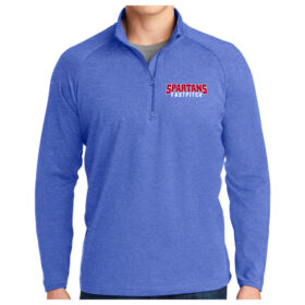 Inver Grove Fastpitch - Heather Royal Embroidered 1/4 Zip Pullover (ST850)