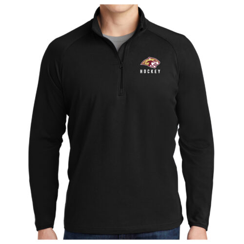 Lakeville South Hockey - Black Embroidered 1/4 Zip Pullover (ST850)