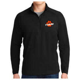 Farmington Elementary School - Black Embroidered 1/4 Zip Pullover (ST850)