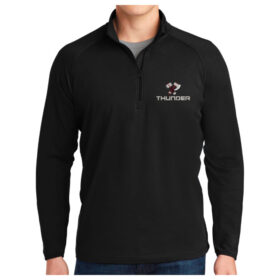 South Metro Thunder - Black Embroidered 1/4 Zip Pullover (ST850)