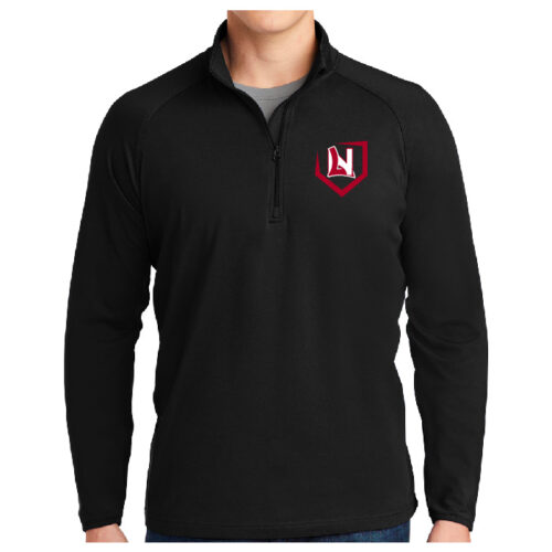 Lakeville North Baseball - Black Embroidered 1/4 Zip Pullover (ST850)