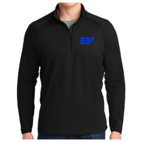 Eastview Lacrosse - Black Embroidered 1/4 Zip Pullover (ST850)