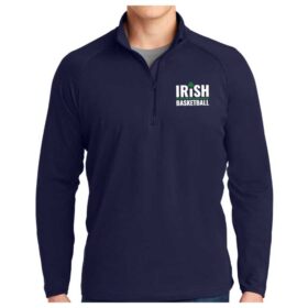 Rosemount Travel Basketball - Navy Embroidered 1/4 Zip Pullover (ST850)