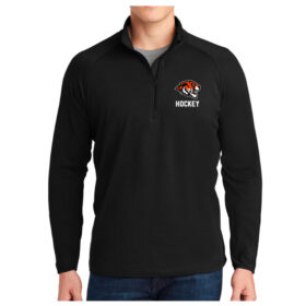 Farmington Hockey - Black Embroidered 1/4 Zip Pullover (ST850)