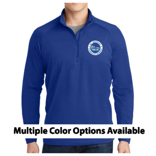 St. Michael Basketball - Embroidered 1/4 Zip Pullover (ST850)
