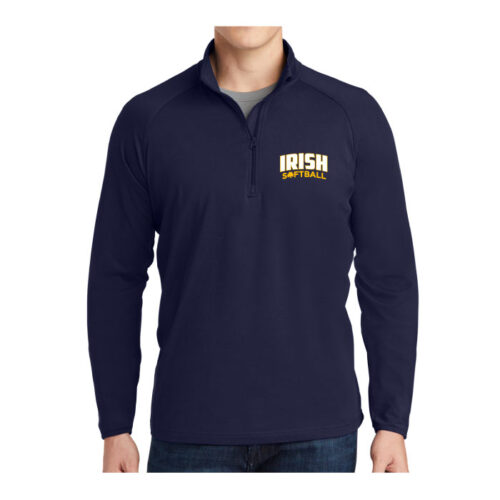 RHS Girls Softball - Navy Embroidered 1/4 Zip Pullover (ST850)